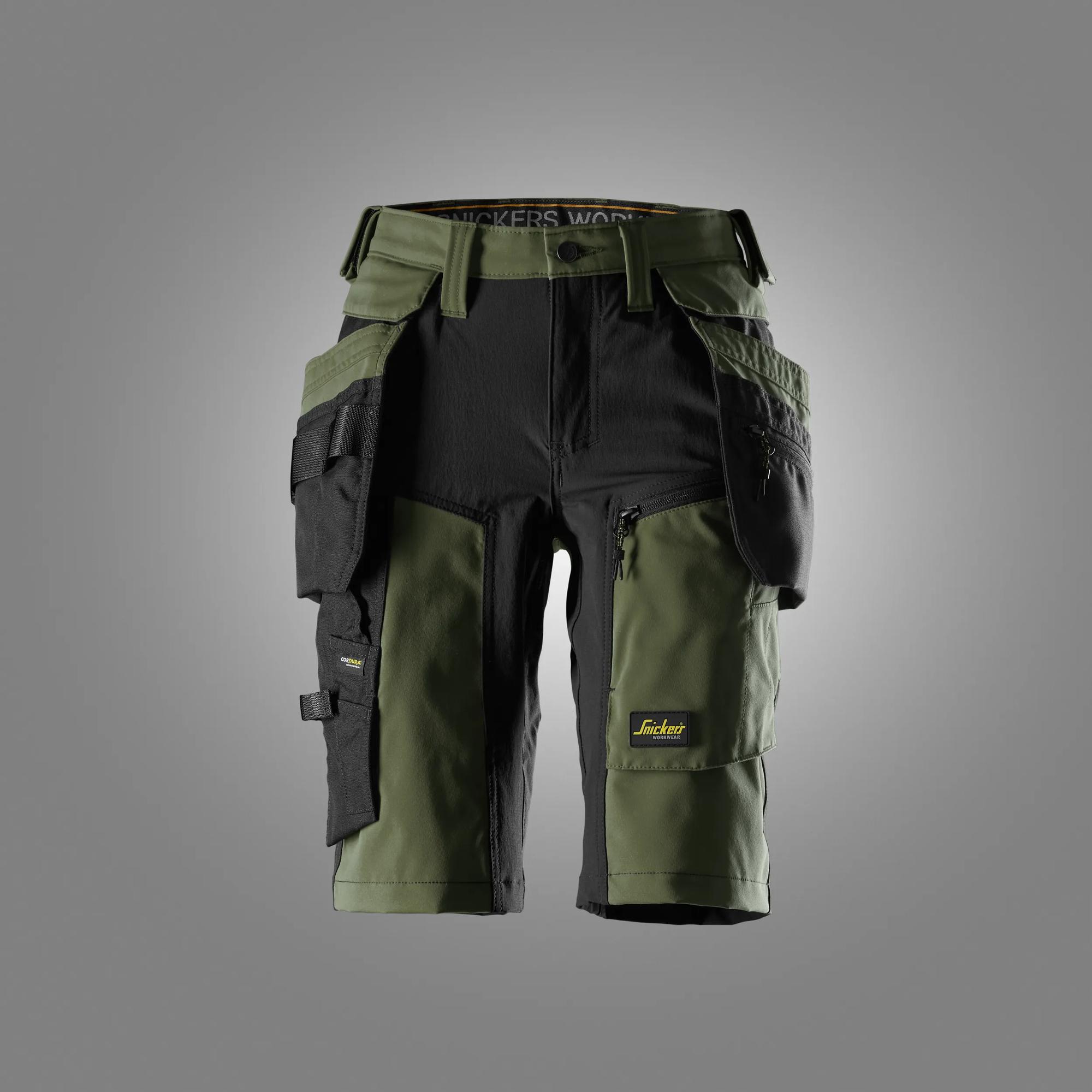 AllroundWork, Stretchshorts til damer med aftagelige hylsterlommer