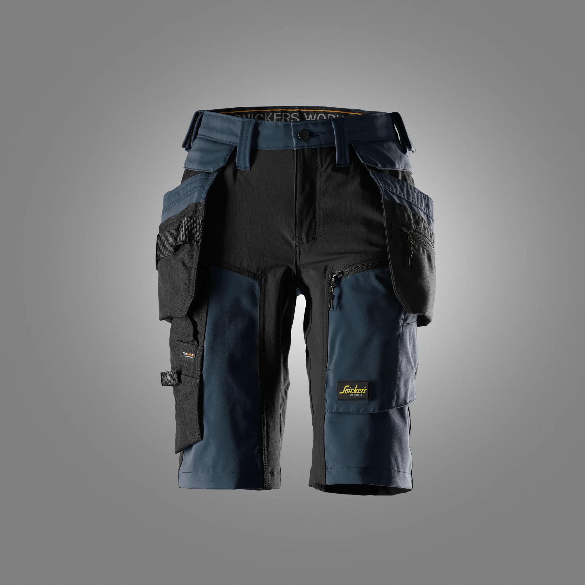 AllroundWork, Stretchshorts til damer med aftagelige hylsterlommer