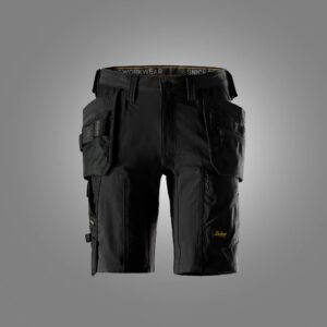 AllroundWork, Shorts i stretch med hylsterlommer