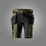 AllroundWork, Shorts i stretch med hylsterlommer