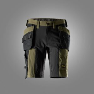 AllroundWork, Shorts i stretch med hylsterlommer