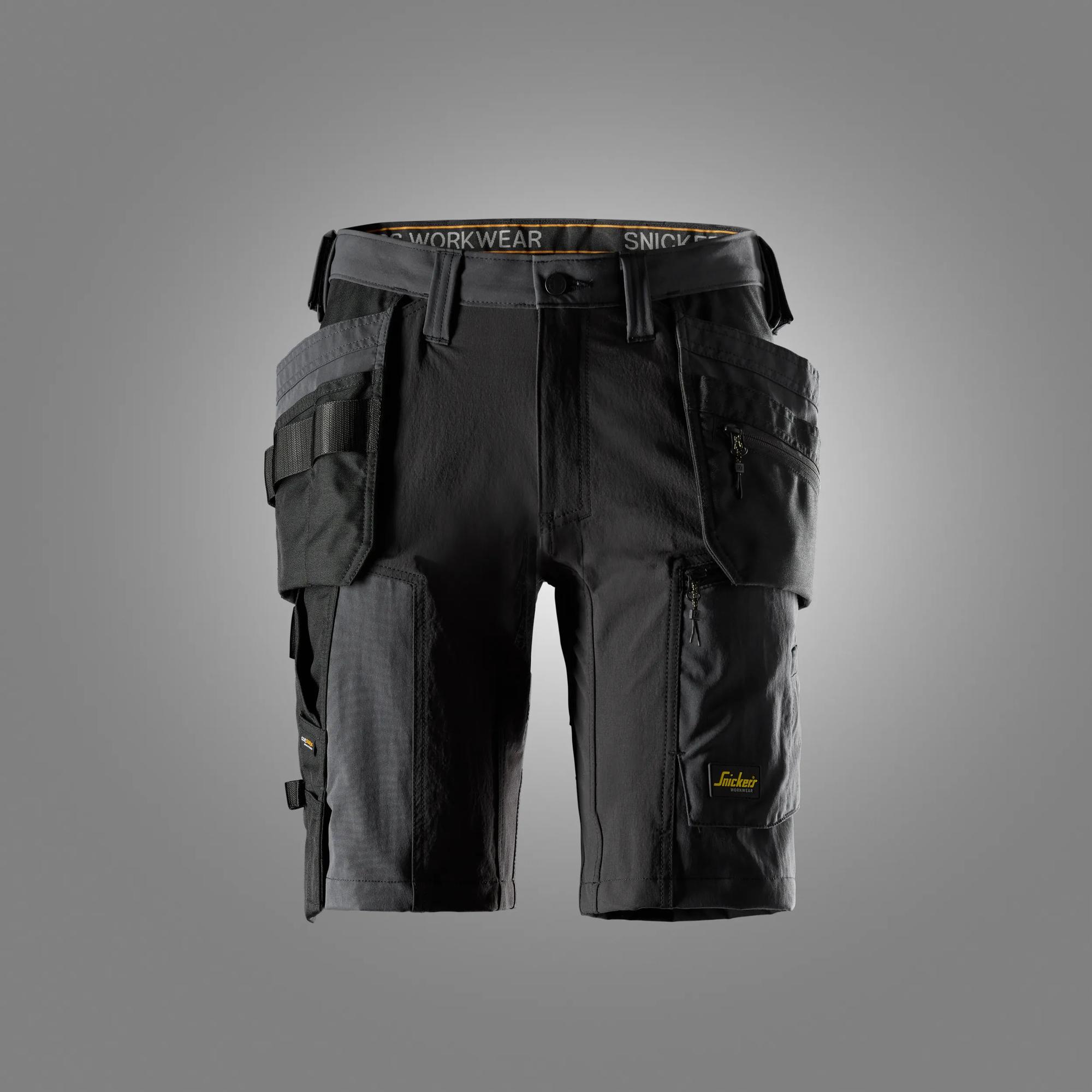 AllroundWork, Shorts i stretch med hylsterlommer