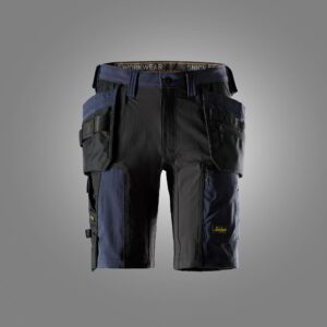 AllroundWork, Shorts i stretch med hylsterlommer