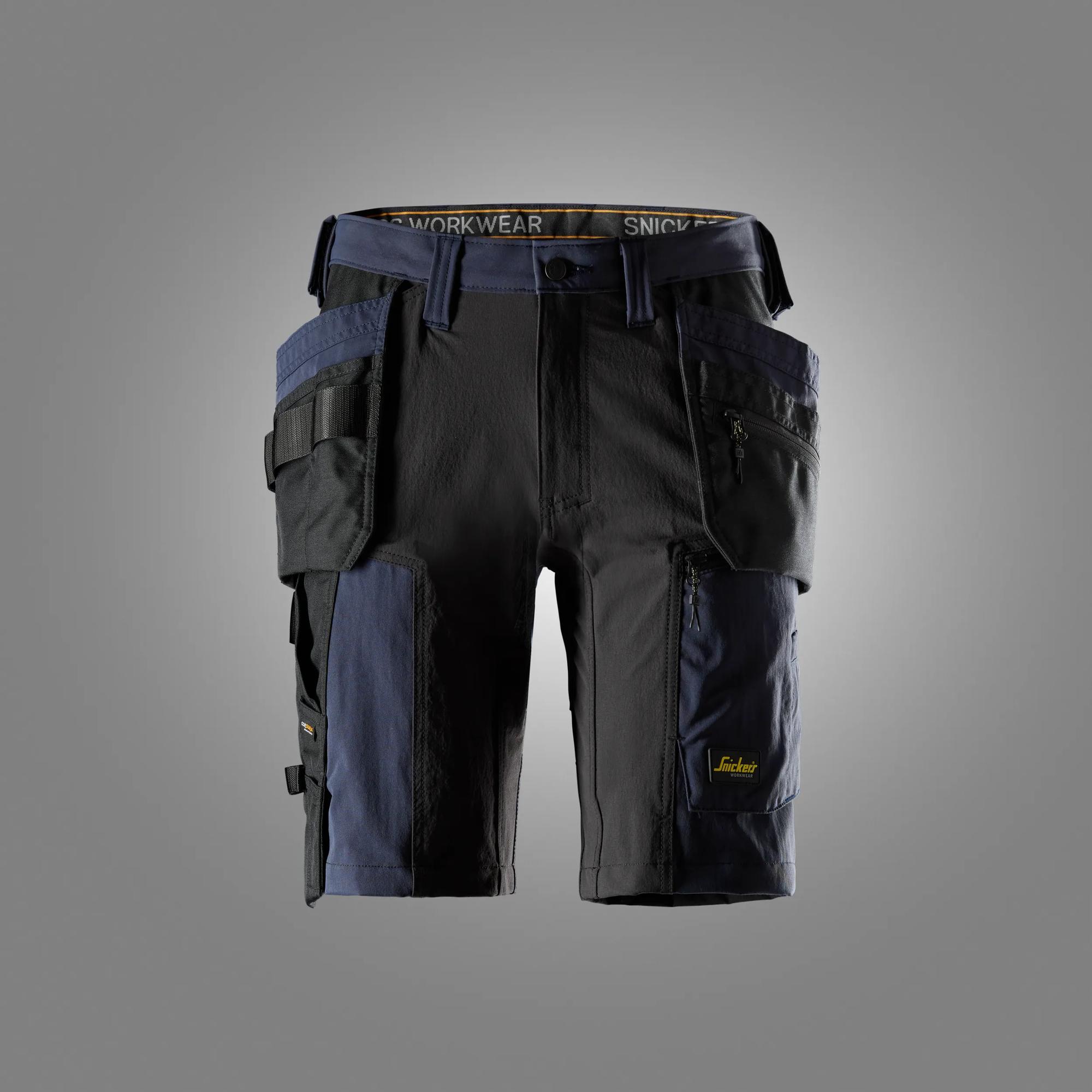 AllroundWork, Shorts i stretch med hylsterlommer