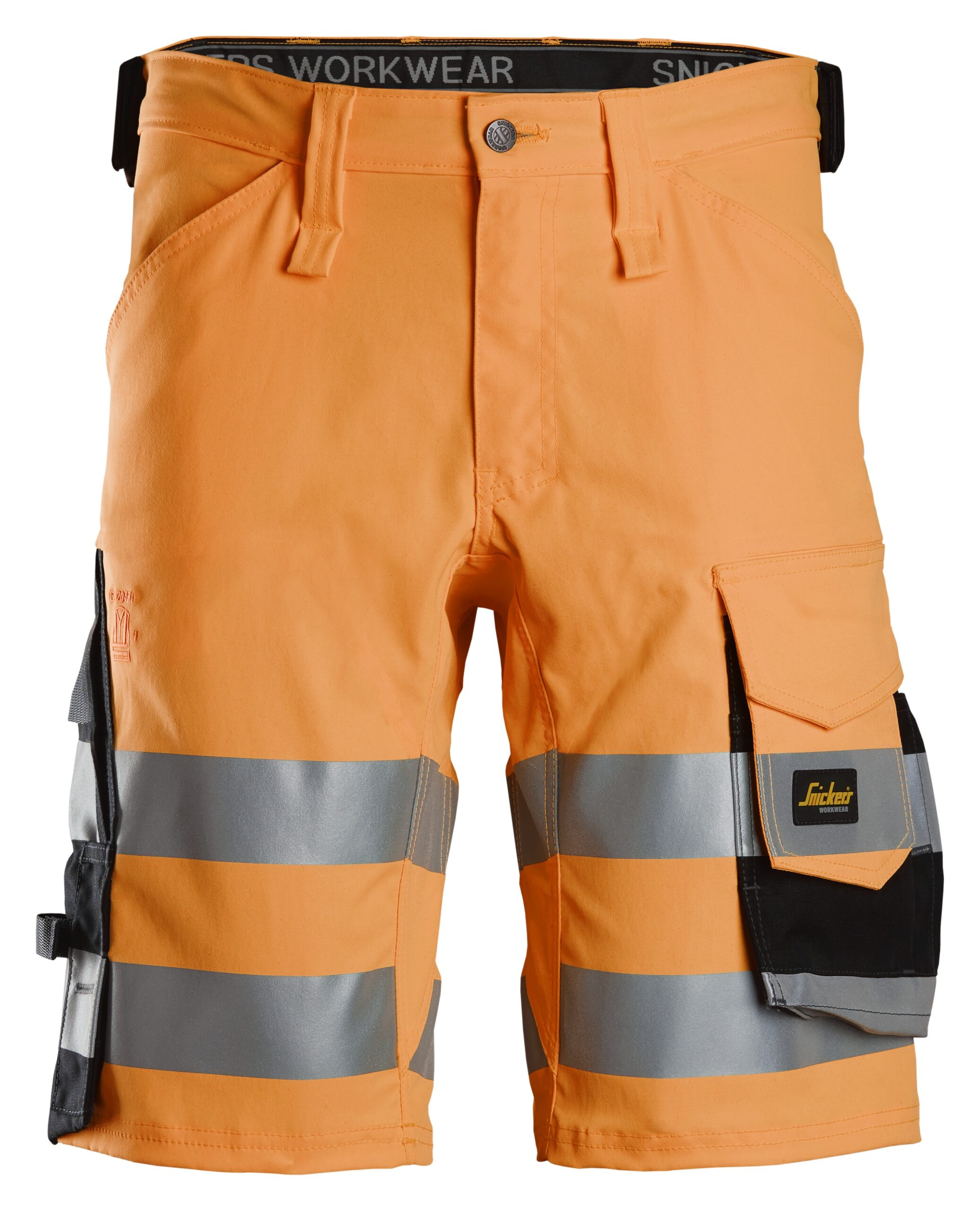 High-Vis, Arbejdsshorts i stretch, klasse 1