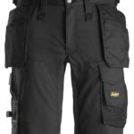 AllroundWork, Shorts i stretch med hylsterlommer