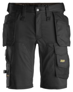AllroundWork, Shorts i stretch med hylsterlommer