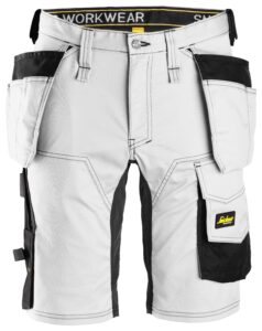AllroundWork, Shorts i stretch med hylsterlommer