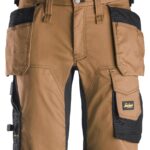 AllroundWork, Shorts i stretch med hylsterlommer