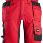 AllroundWork, Shorts i stretch med hylsterlommer