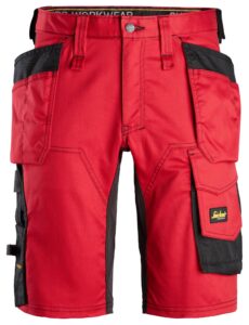 AllroundWork, Shorts i stretch med hylsterlommer