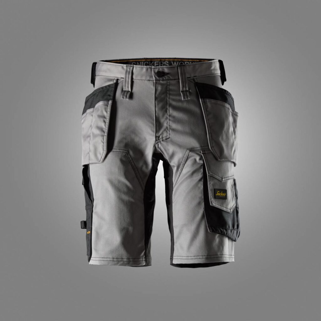 AllroundWork, Shorts i stretch med hylsterlommer