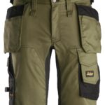 AllroundWork, Shorts i stretch med hylsterlommer