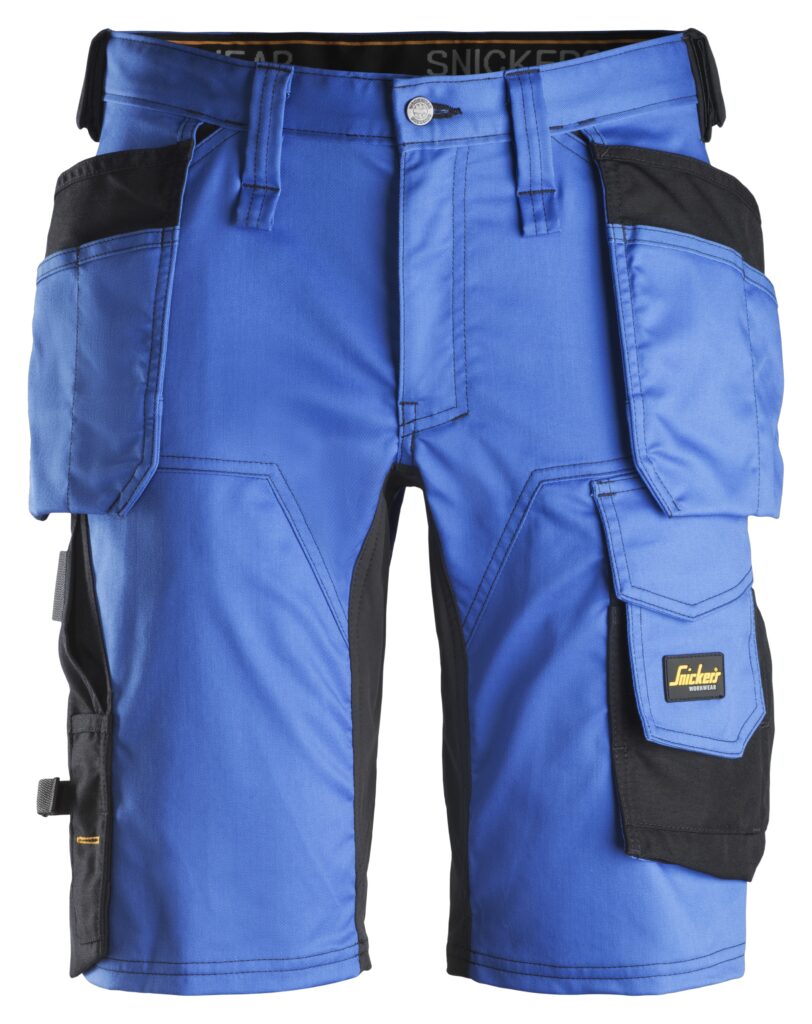 AllroundWork, Shorts i stretch med hylsterlommer