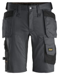 AllroundWork, Shorts i stretch med hylsterlommer