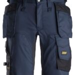 AllroundWork, Shorts i stretch med hylsterlommer