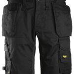 AllroundWork, Arbejdsshorts i stretch med loose fit og hylsterlommer