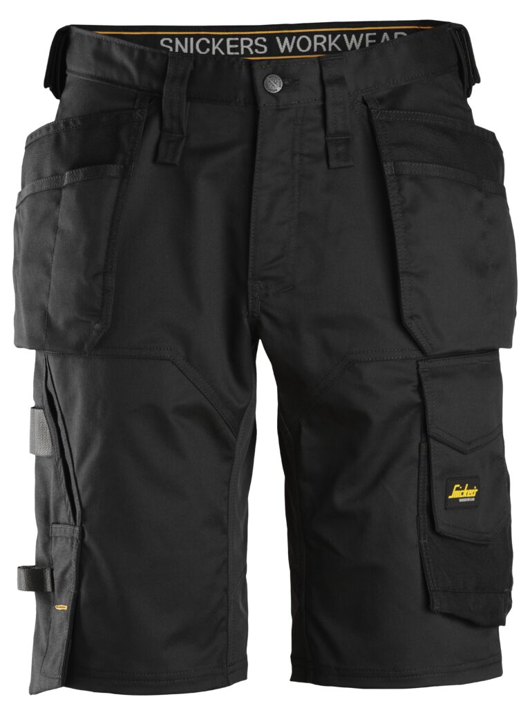 AllroundWork, Arbejdsshorts i stretch med loose fit og hylsterlommer