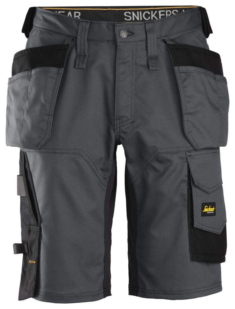 AllroundWork, Arbejdsshorts i stretch med loose fit og hylsterlommer