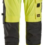High-Vis, Bukser i 4-vejs stretch med hylsterlommer, klasse 2