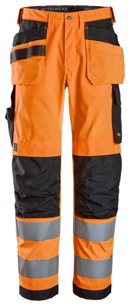 High-Vis, Bukser med hylsterlommer, klasse 2