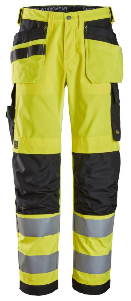 High-Vis, Bukser med hylsterlommer, klasse 2