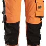High-Vis, Arbejdsbukser med stretch og hylsterlommer, klasse 2