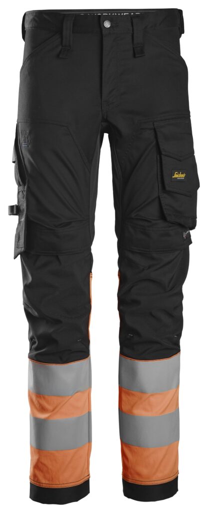High-Vis, Stretchbukser, klasse 1