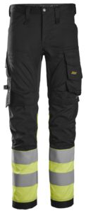 High-Vis, Stretchbukser, klasse 1