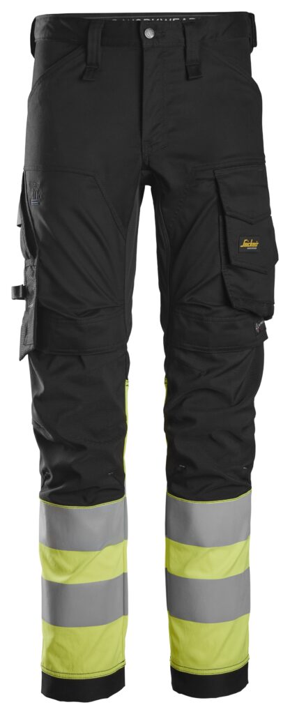 High-Vis, Stretchbukser, klasse 1