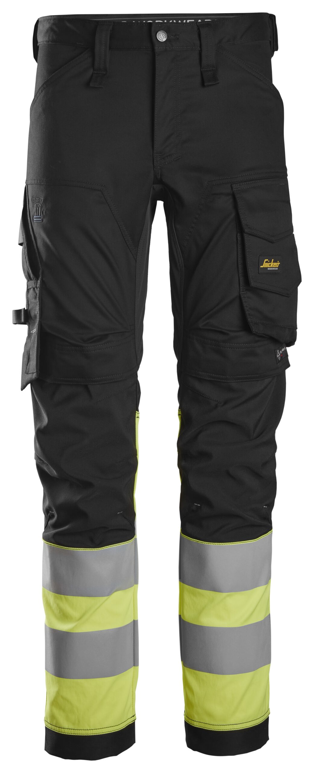 High-Vis, Stretchbukser, klasse 1