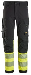 High-Vis, Bukser i 4-vejs stretch, klasse 1