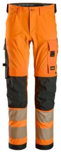 High-Vis, Bukser i 4-vejs stretch, klasse 2