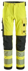 High-Vis, Bukser i 4-vejs stretch, klasse 2
