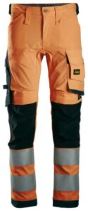 High-Vis,Stretchbukser, klasse 2