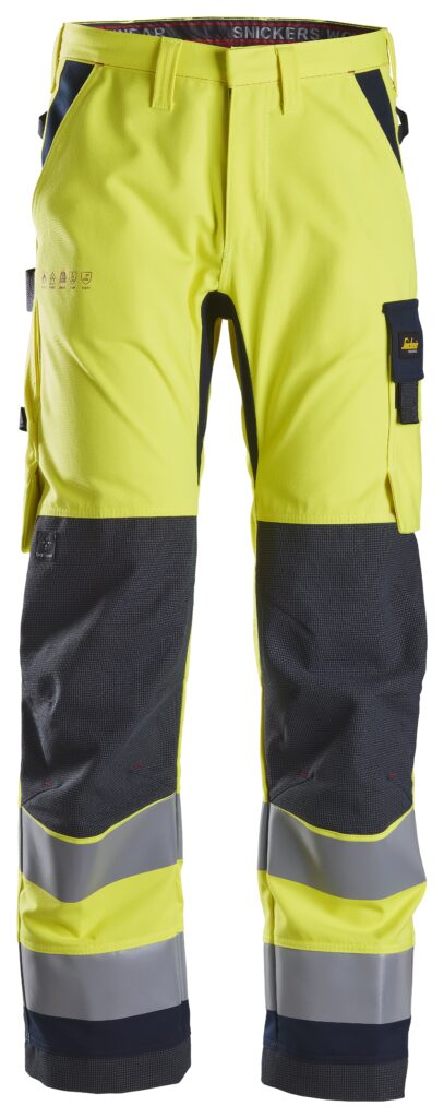 ProtecWork, High-Vis arbejdsbukser, klasse 2
