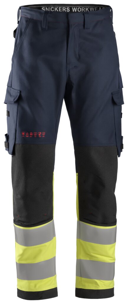 ProtecWork, High-Vis arbejdsbukser, klasse 1