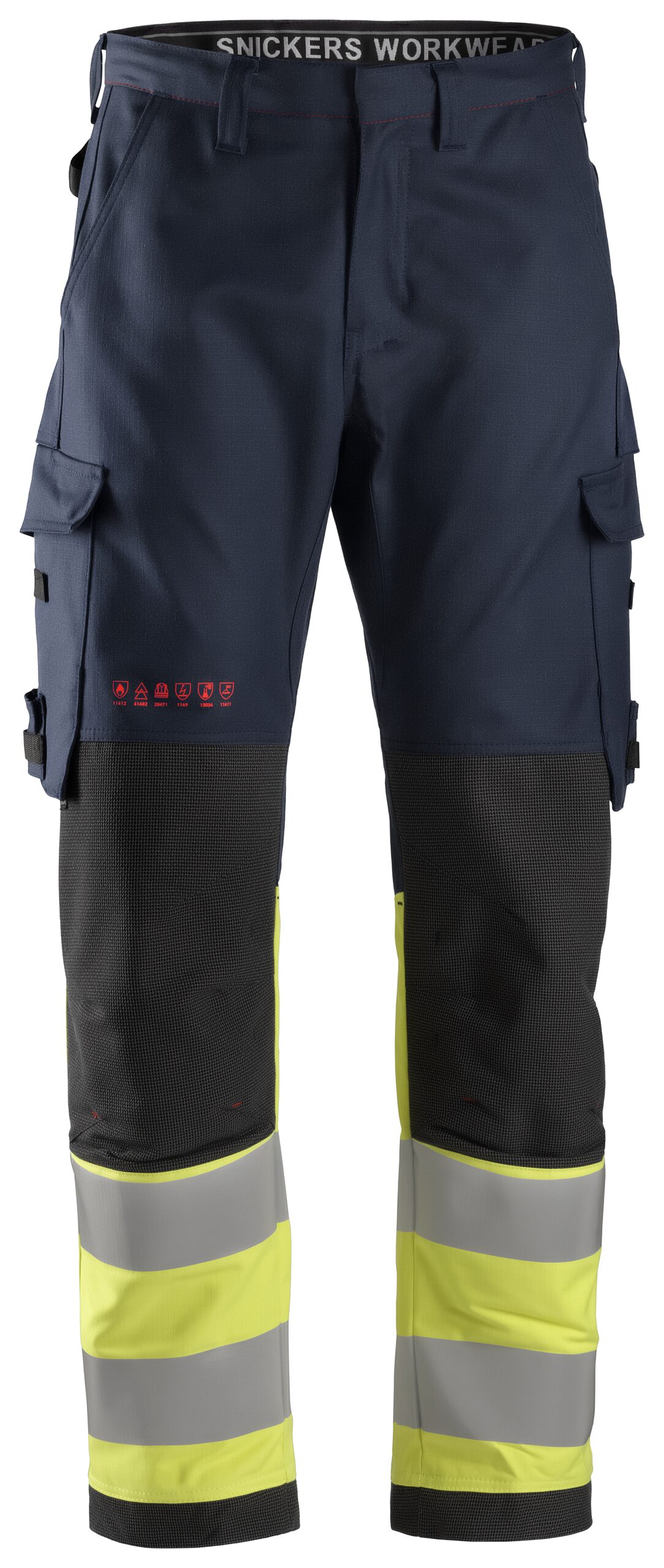 ProtecWork, High-Vis arbejdsbukser, klasse 1
