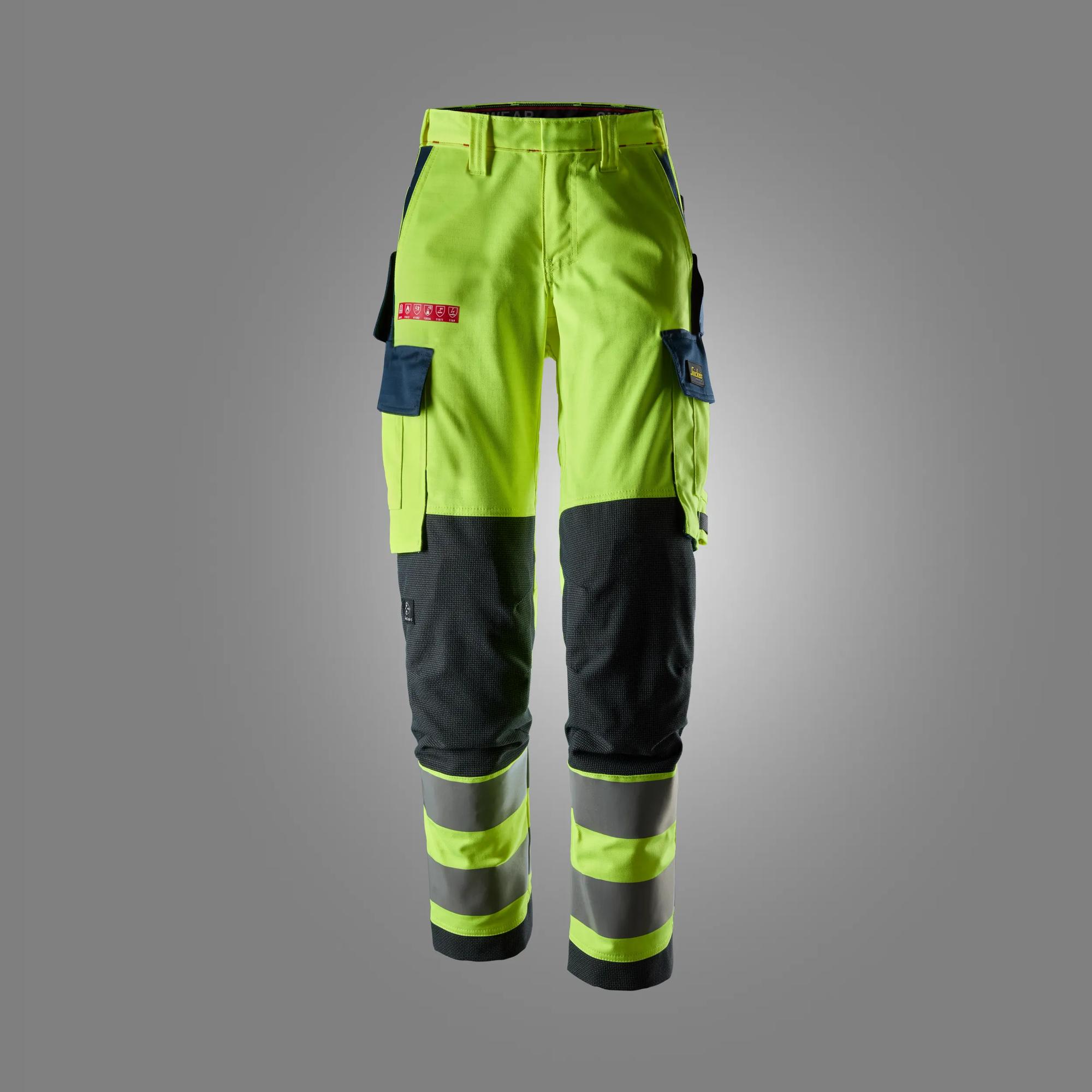 ProtecWork, stretchbukser til kvinder, High-Vis klasse 2