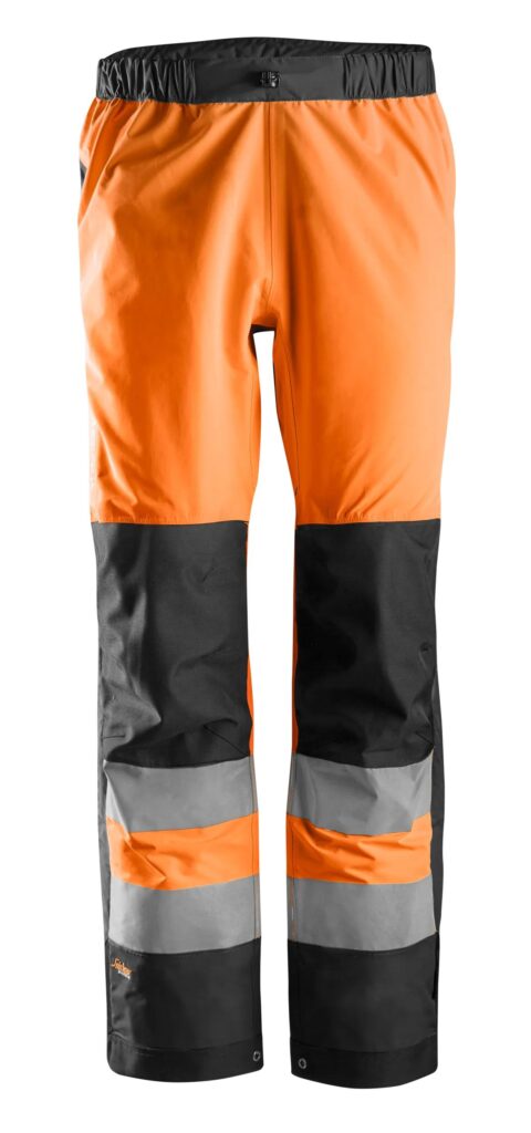 High-Vis, Vandtætte skalbukser, klasse 2