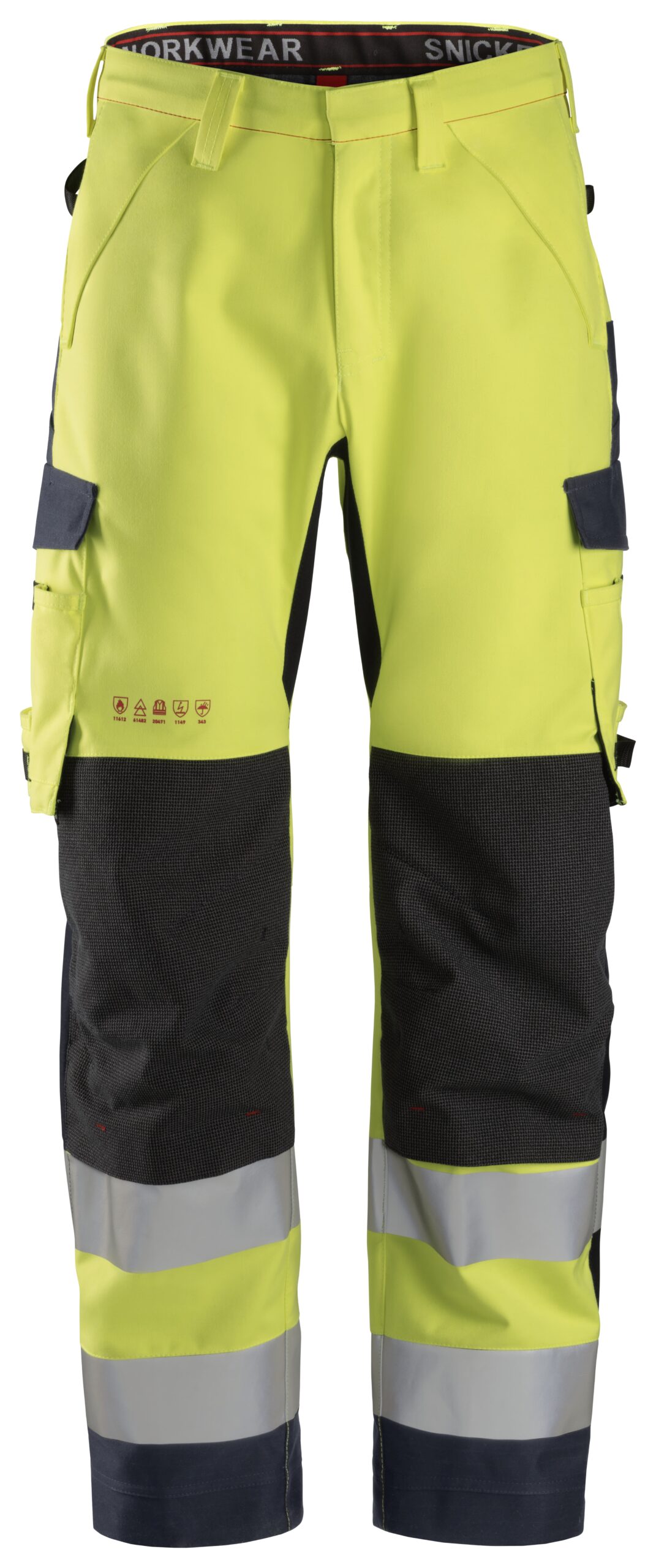 ProtecWork, High-Vis vandtætte skalbukser, klasse 2