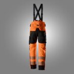 High-Vis vinterbukser i stretch, klasse 2