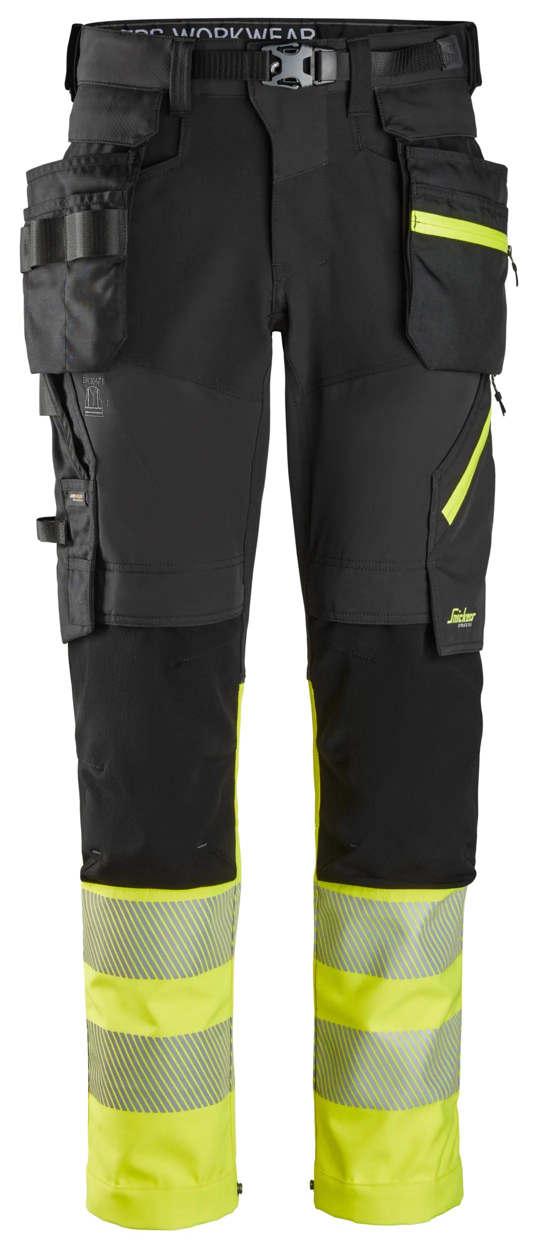 High-Vis, Bukser med aftagelige hylsterlommer, klasse 1