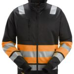 High-Vis, Sweatjakke med lang lynlås, klasse 1