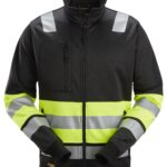 High-Vis, Sweatjakke med lang lynlås, klasse 1