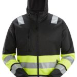 High-Vis, Hættetrøje med lang lynlås, klasse 1