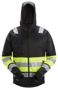 High-Vis, Hættetrøje med lang lynlås, klasse 1