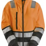 High-Vis, Sweatjakke til damer med lang lynlås, klasse 2