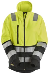 High-Vis, Sweatjakke til damer med lang lynlås, klasse 2