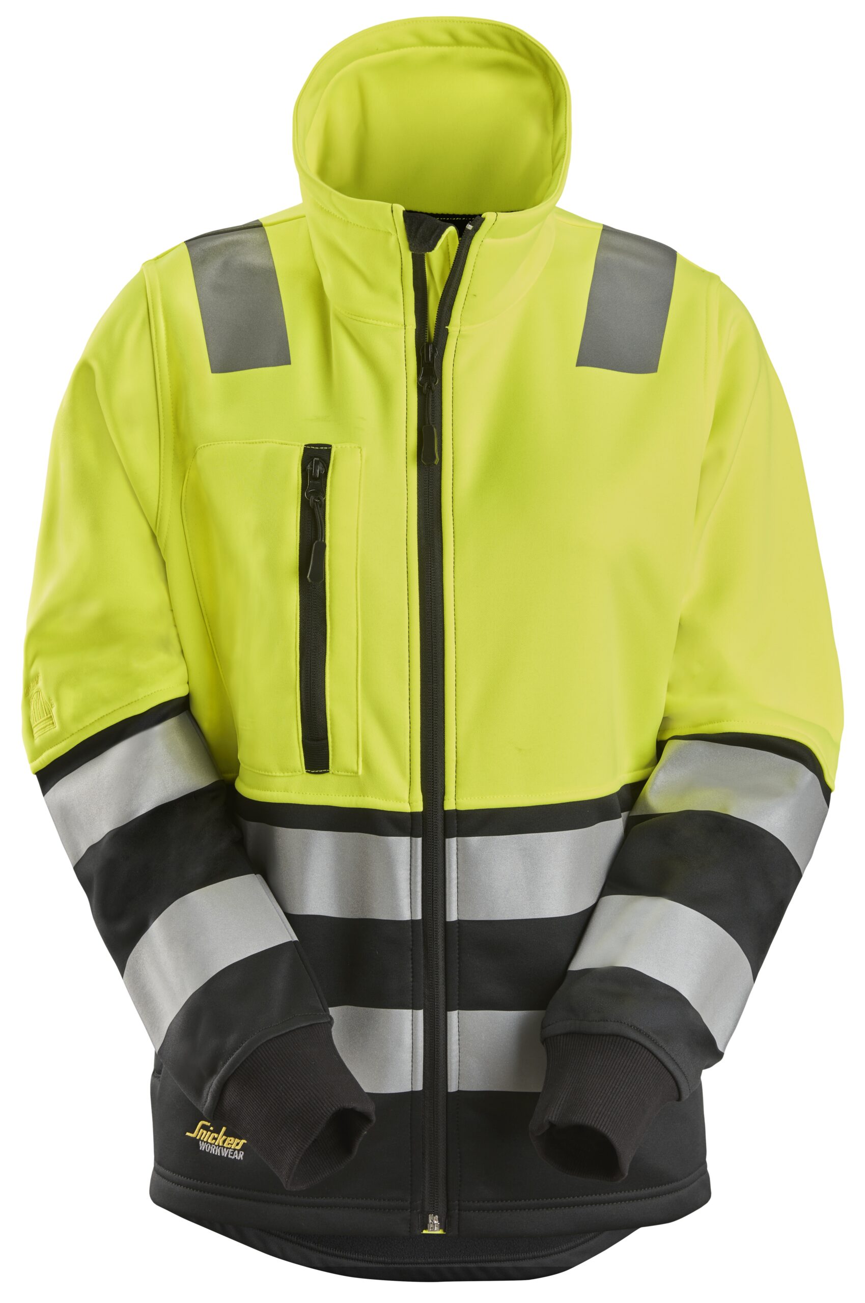 High-Vis, Sweatjakke til damer med lang lynlås, klasse 2